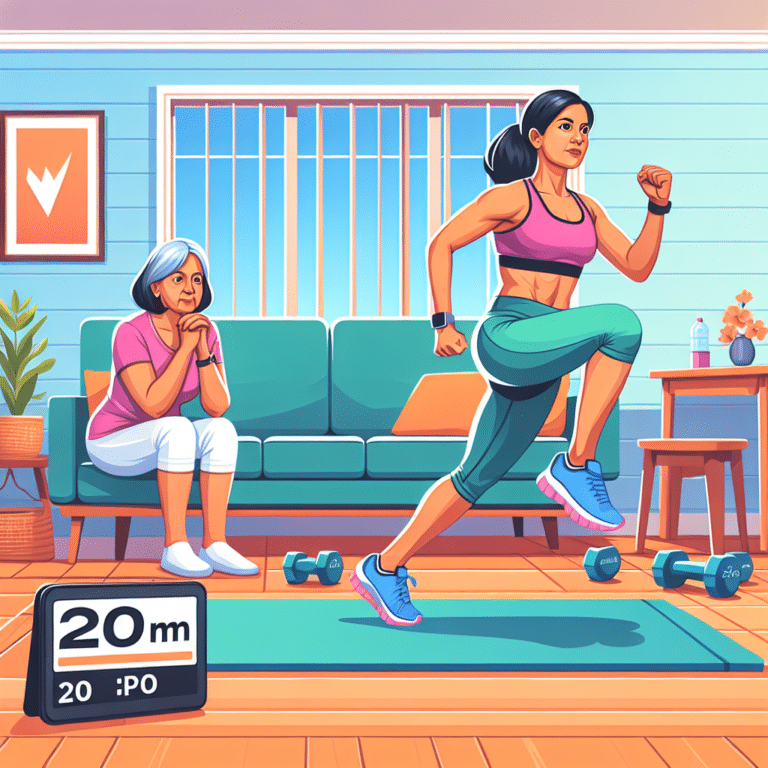 20-Minute Fat-Burning Workout at Home