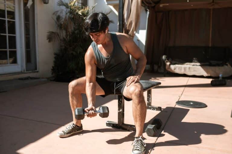 bicep curls without weights