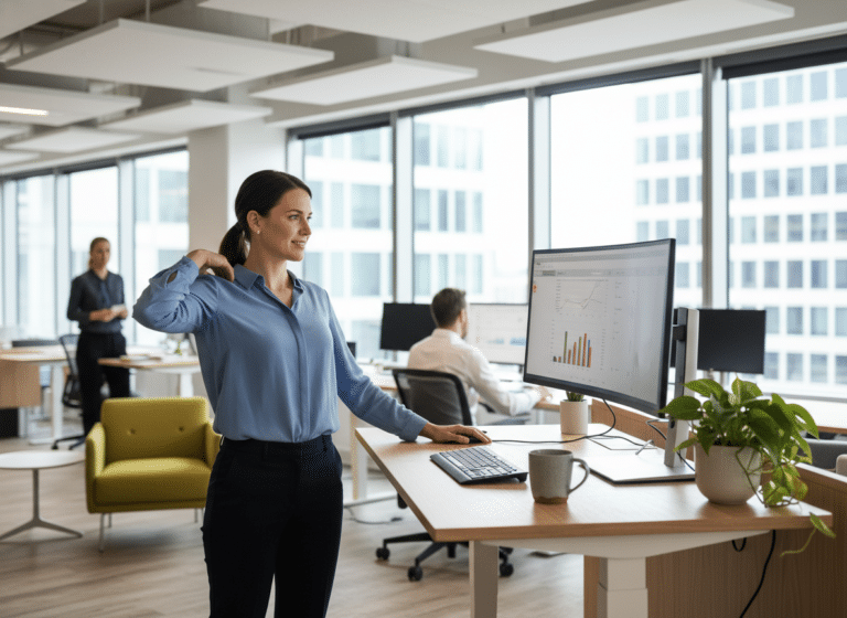 desk job upper body routine